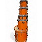 Used Yamaha 5 Piece Stage Custom Orange Drum Kit
