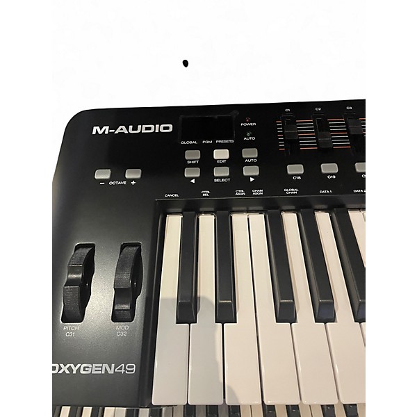 Used M-Audio Oxygen 49 Key MIDI Controller