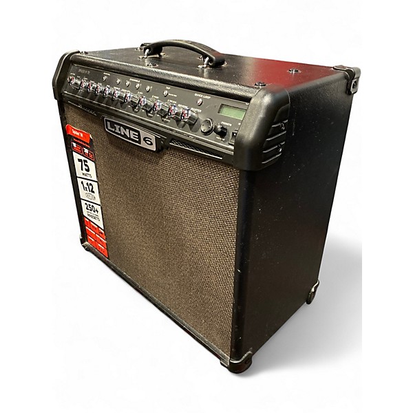 Used Line 6 Spider IV 75W 1x12 Guitar Combo Amp