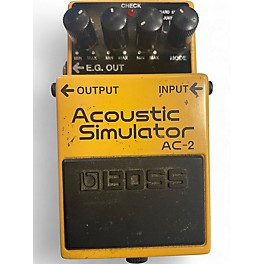 Used BOSS AC2 Acoustic Simulator Effect Pedal