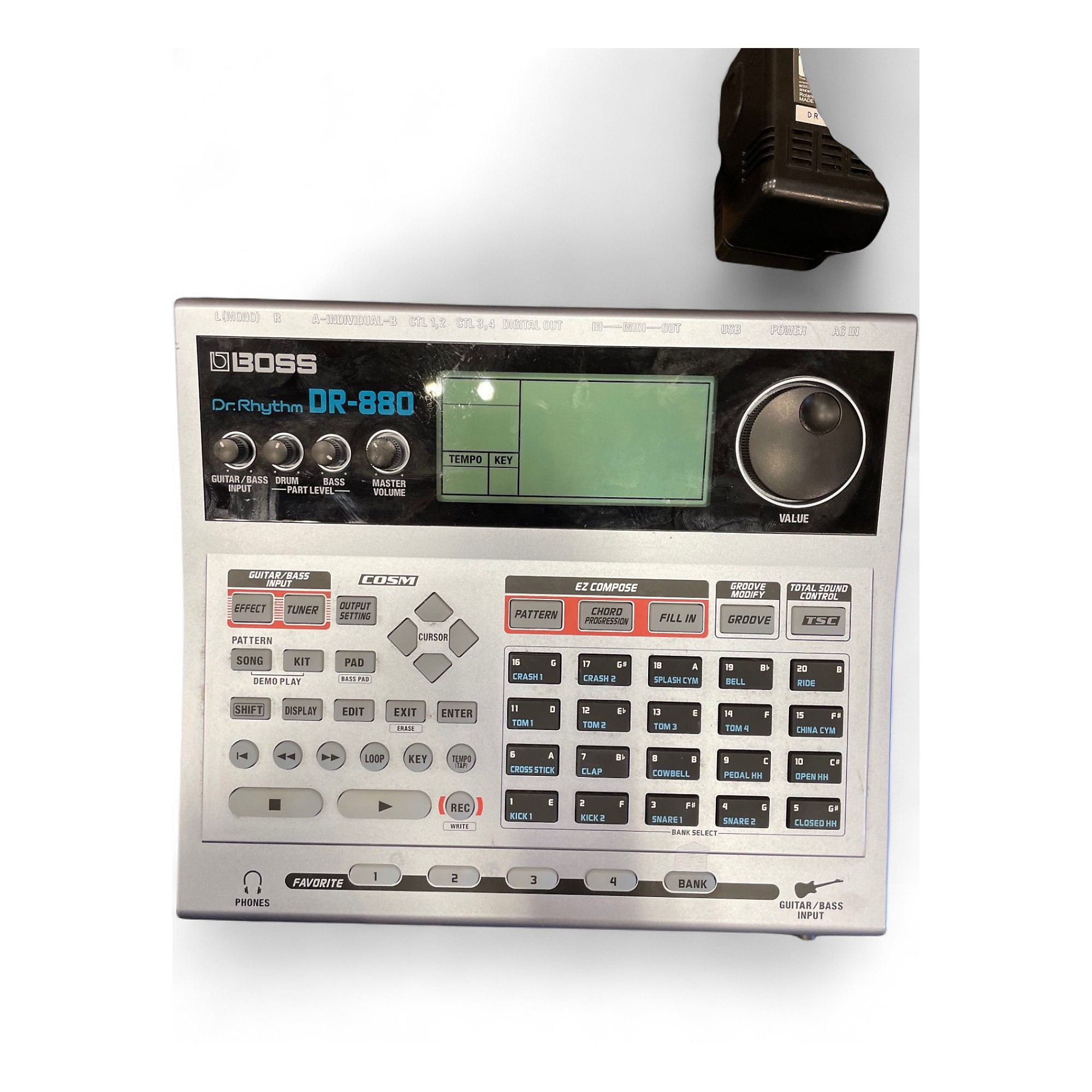 BOSS Dr. Rhythm DR-880 ドラムマシン BOSS Dr. Rhythm DR-880 Rhythm Machine | Guitar Center