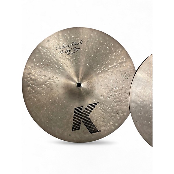 Used Zildjian 14in K Custom Dark Hi Hat Pair Cymbal