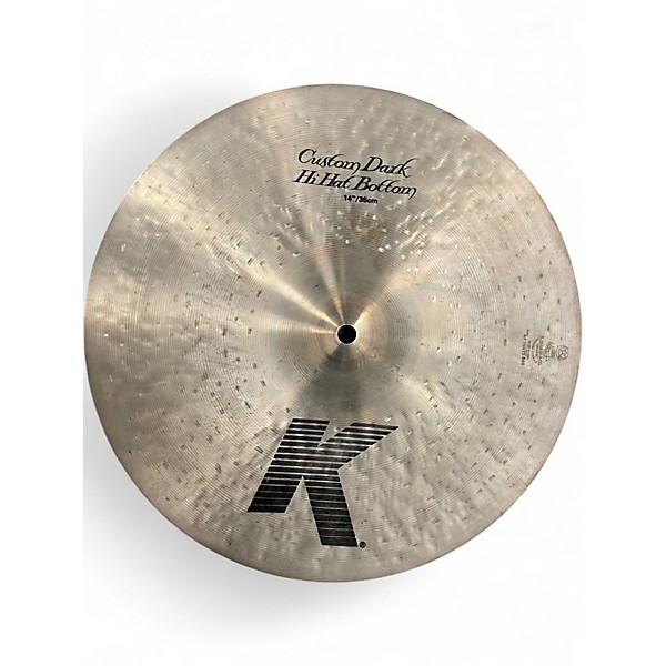 Used Zildjian 14in K Custom Dark Hi Hat Pair Cymbal