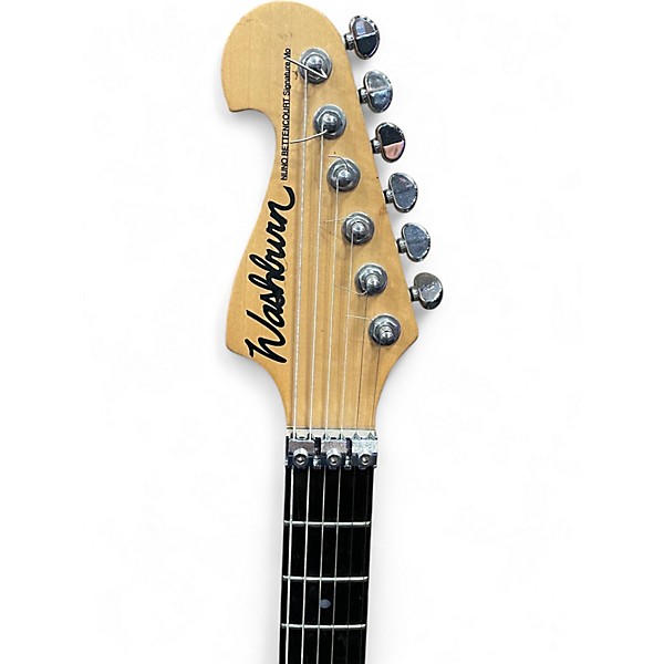Used 2000s Washburn Nuno Bettencourt Signature N4 USA Natural Solid Body Electric Guitar