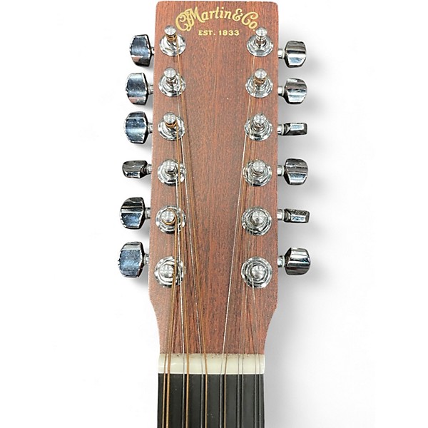 Used Martin DX2E Rosewood HPL Natural 12 String Acoustic Electric Guitar