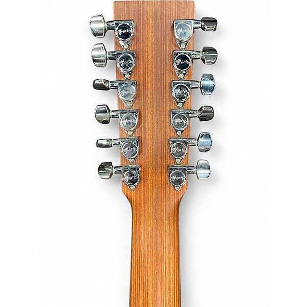 Used Martin DX2E Rosewood HPL Natural 12 String Acoustic Electric Guitar