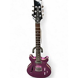Used Daisy Rock RETRO H SPECIAL PURPLE SPARKLE Hollow Body Electric Guitar