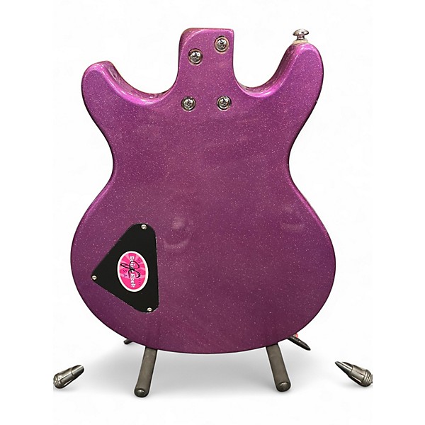 Used Daisy Rock RETRO H SPECIAL PURPLE SPARKLE Hollow Body Electric Guitar
