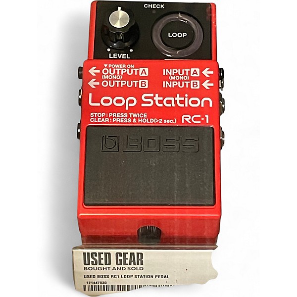 Used BOSS RC1 Loop Station Pedal