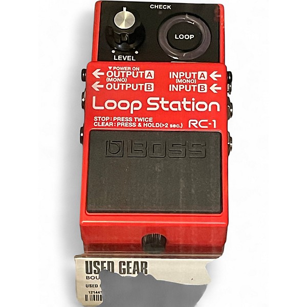Used BOSS RC1 Loop Station Pedal