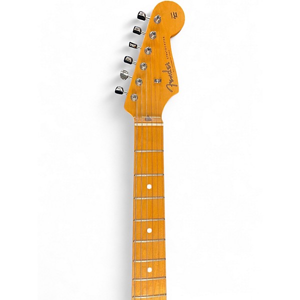 Used Fender American Design Vintage Stratocaster Sunset Metallic Solid Body Electric Guitar