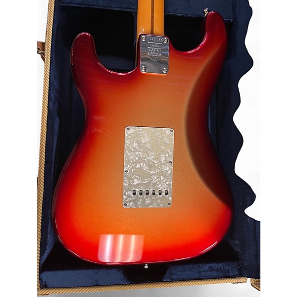 Used Fender American Design Vintage Stratocaster Sunset Metallic Solid Body Electric Guitar