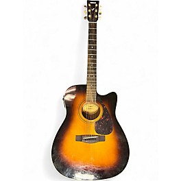 Used Yamaha FX335C 2 Color Sunburst Acoustic Electric Guitar