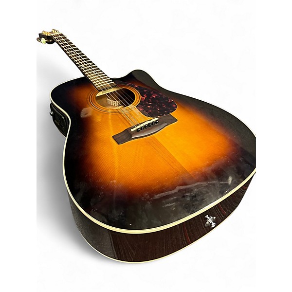 Used Yamaha FX335C 2 Color Sunburst Acoustic Electric Guitar