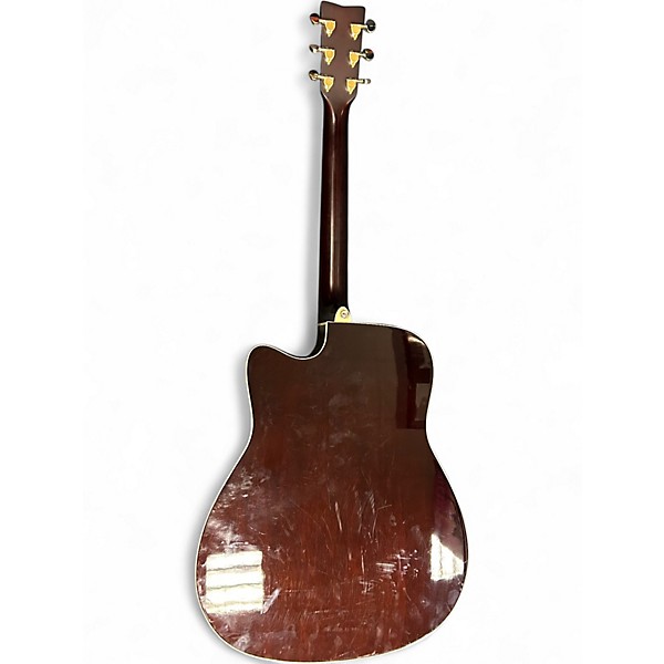 Used Yamaha FX335C 2 Color Sunburst Acoustic Electric Guitar