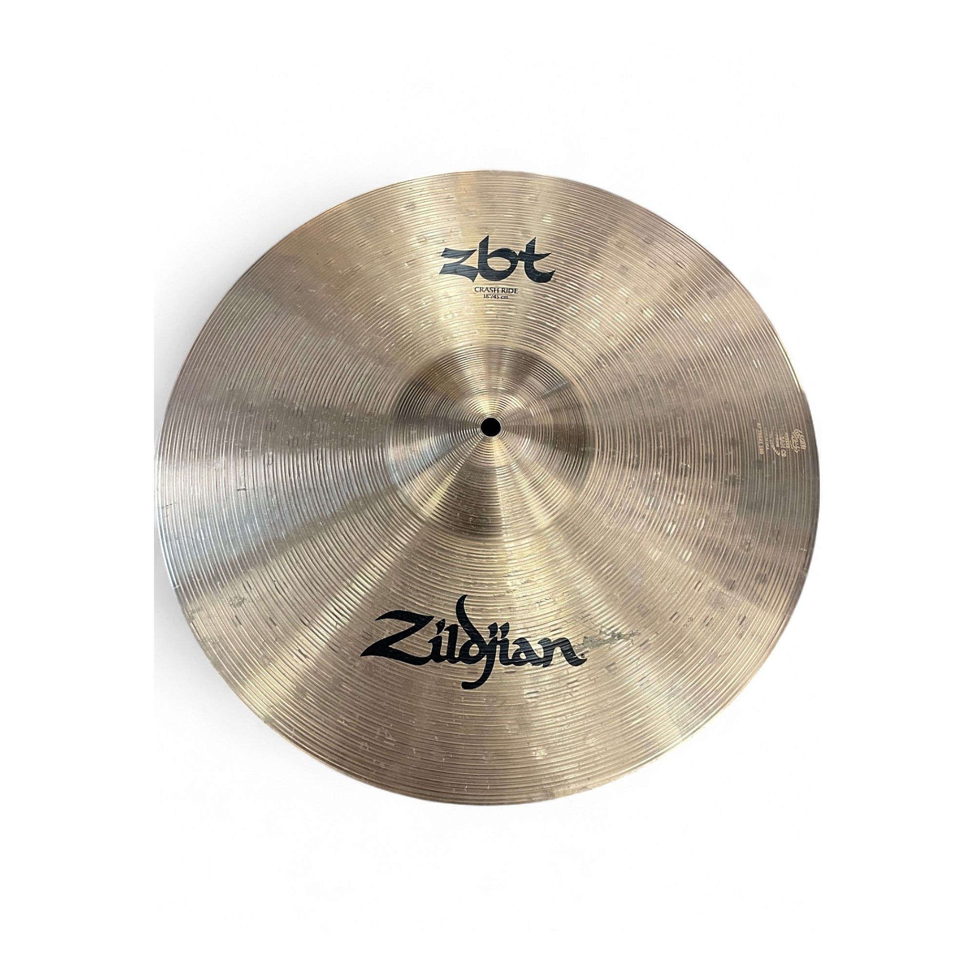 Used Zildjian 18in ZBT Crash Ride Cymbal 38 | Guitar Center