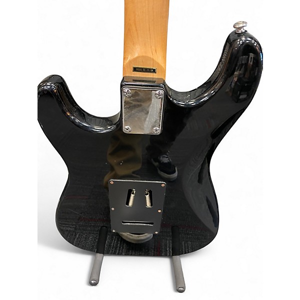 Used Samick Silvertone Black Solid Body Electric Guitar