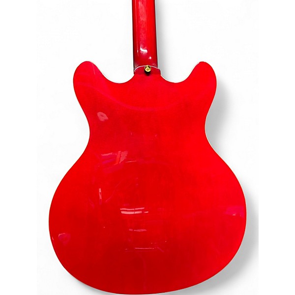 Used Peavey JF1EX Trans Red Hollow Body Electric Guitar Trans Red