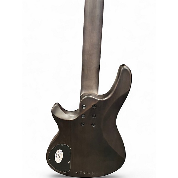 Used Schecter Guitar Research Omen Elite-5 Blue Electric Bass Guitar