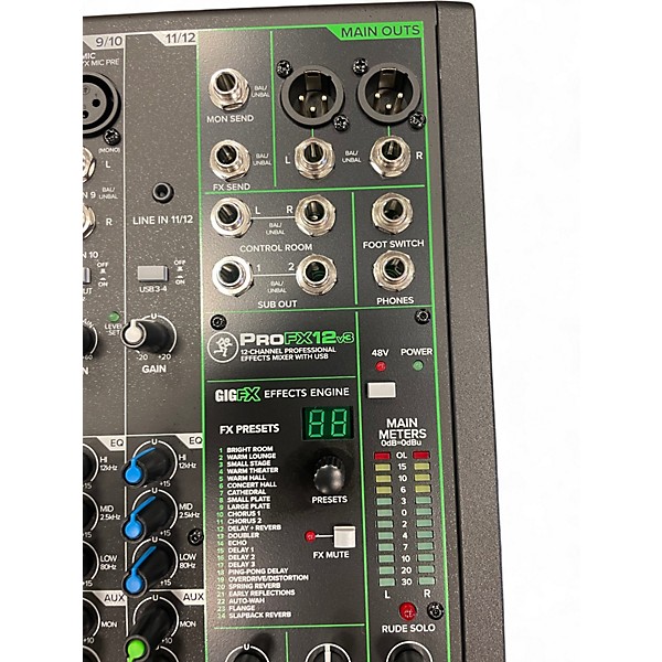 Used Mackie PROFX12V3 Powered Mixer