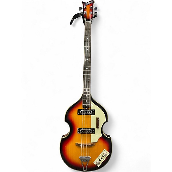 Vintage 1970s Univox LECTRA Tobacco Sunburst Electric Bass Guitar