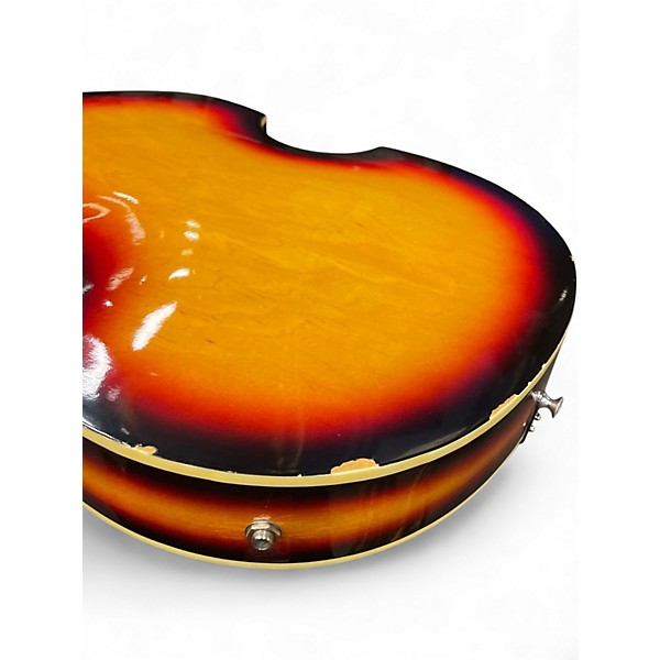 Vintage 1970s Univox LECTRA Tobacco Sunburst Electric Bass Guitar