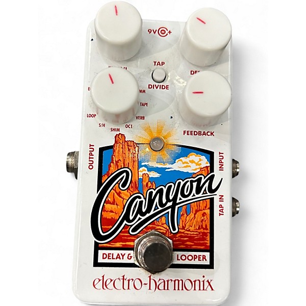 Used Electro-Harmonix Canyon Delay and Looper Effect Pedal