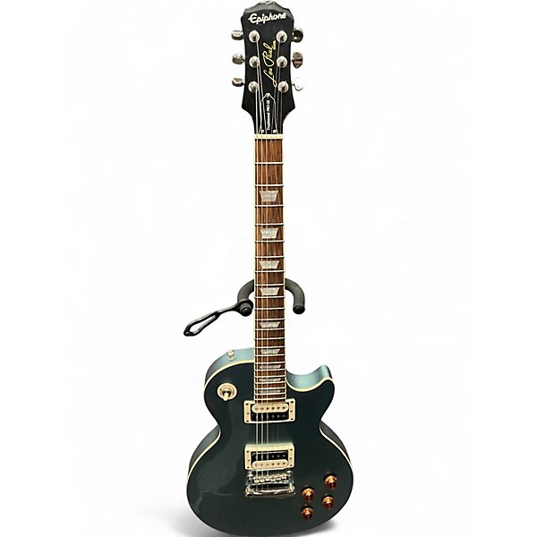 Used Epiphone Les Paul Traditional PRO III Pelham Blue Solid Body Electric Guitar
