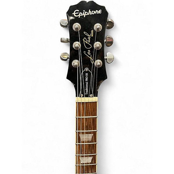 Used Epiphone Les Paul Traditional PRO III Pelham Blue Solid Body Electric Guitar