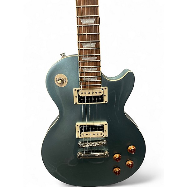 Used Epiphone Les Paul Traditional PRO III Pelham Blue Solid Body Electric Guitar
