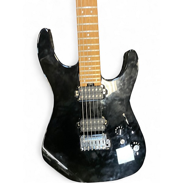 Used Charvel San Dimas DK 24 PRO MOD Black Solid Body Electric Guitar