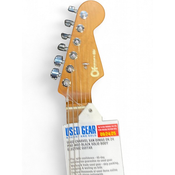 Used Charvel San Dimas DK 24 PRO MOD Black Solid Body Electric Guitar