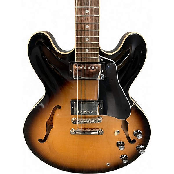 Used Gibson ES335 Vintage Sunburst Hollow Body Electric Guitar