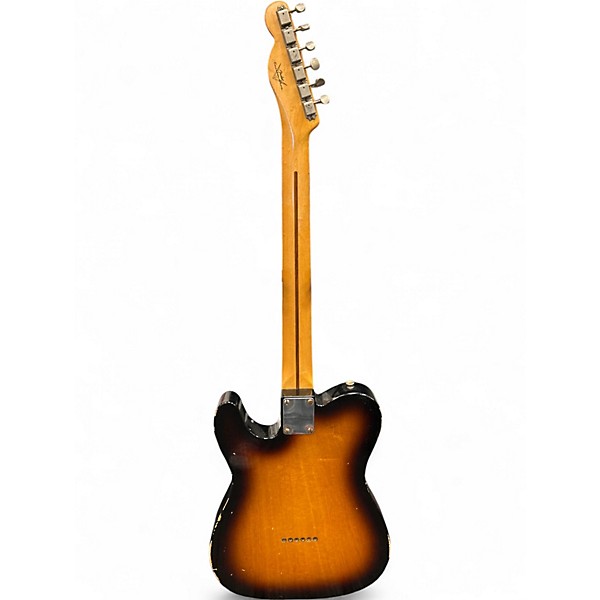 Used Fender 1951 Relic Nocaster 2 Tone Sunburst Solid Body Electric Guitar