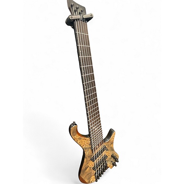 Used Ibanez EHB1506MS Burl Top Electric Bass Guitar