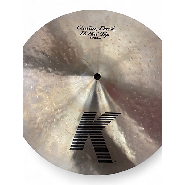 Used Zildjian 14in K Custom Dark Hi Hat Pair Cymbal 33