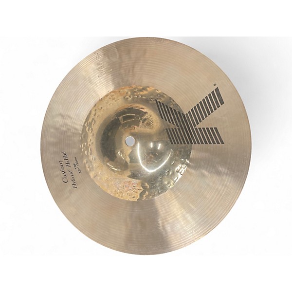 Used Zildjian 13.25in K Custom Hybrid Hi Hat Pair Cymbal