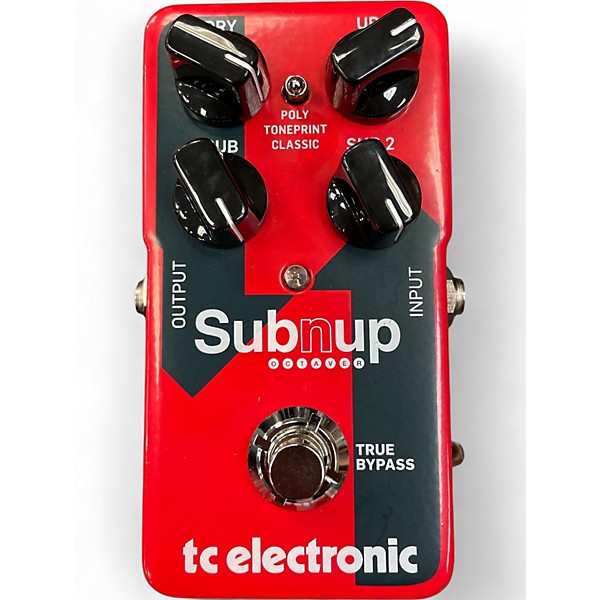 Used TC Electronic Sub N Up Octaver Effect Pedal