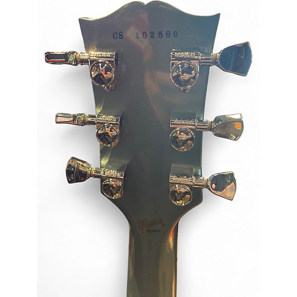 Used 2011 Gibson Les Paul Custom Pro Pelham Blue Solid Body Electric Guitar