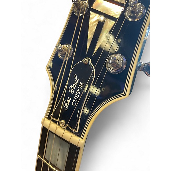 Used 2011 Gibson Les Paul Custom Pro Pelham Blue Solid Body Electric Guitar