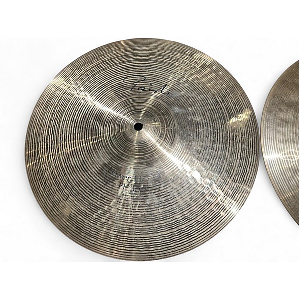 Used Paiste 14in SIGNATURE POWER HI HAT Cymbal