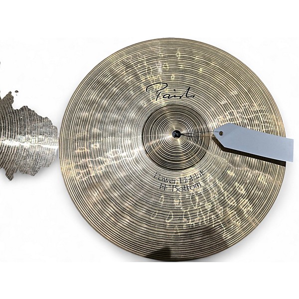 Used Paiste 14in SIGNATURE POWER HI HAT Cymbal