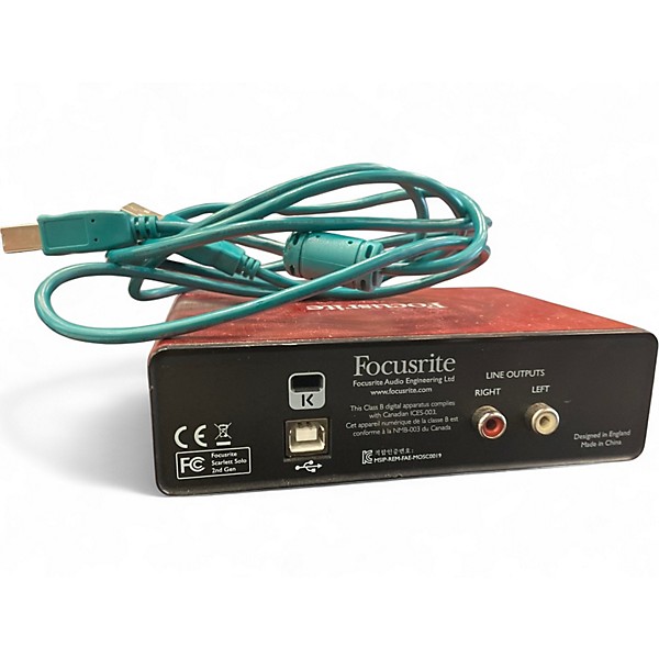 Used Focusrite Scarlett Solo Gen 2 Audio Interface