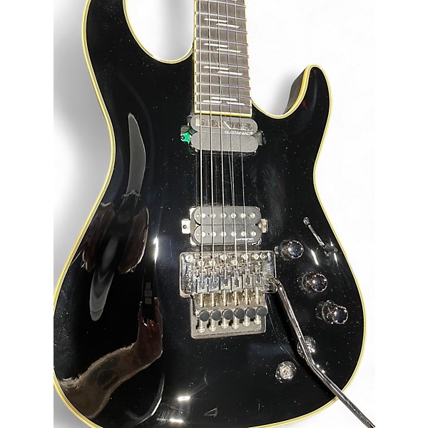 Used Schecter Guitar Research c-1  fr s Black Solid Body Electric Guitar