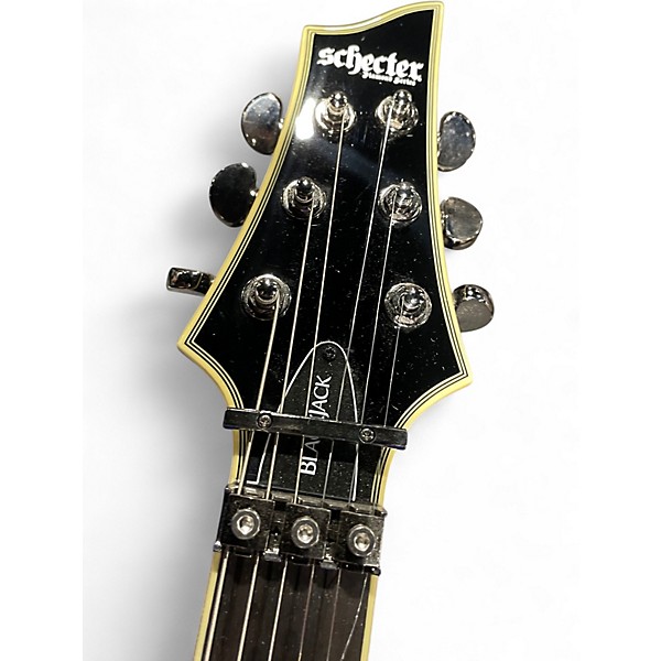 Used Schecter Guitar Research c-1  fr s Black Solid Body Electric Guitar