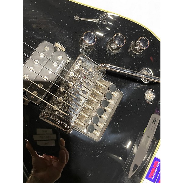 Used Schecter Guitar Research c-1  fr s Black Solid Body Electric Guitar