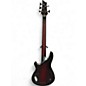 Used Schecter Guitar Research Hellraiser Extreme-5 Crimson Red Burst Electric Bass Guitar