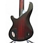 Used Schecter Guitar Research Hellraiser Extreme-5 Crimson Red Burst Electric Bass Guitar