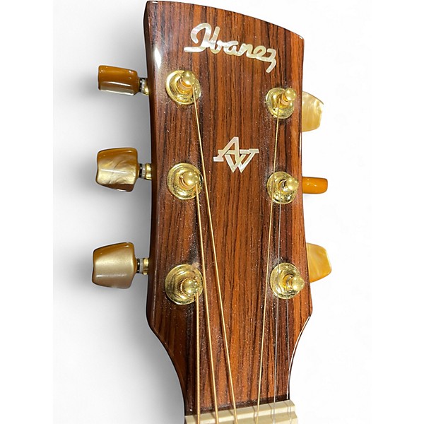 Used Ibanez AW35RECE-NT Natural Acoustic Guitar