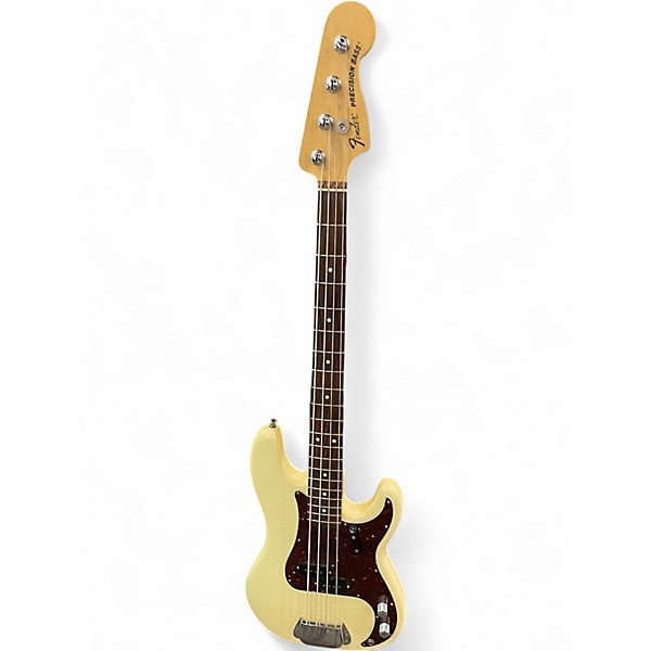 Used Fender American Special Precision Bass Olympic White Electric Bass Guitar